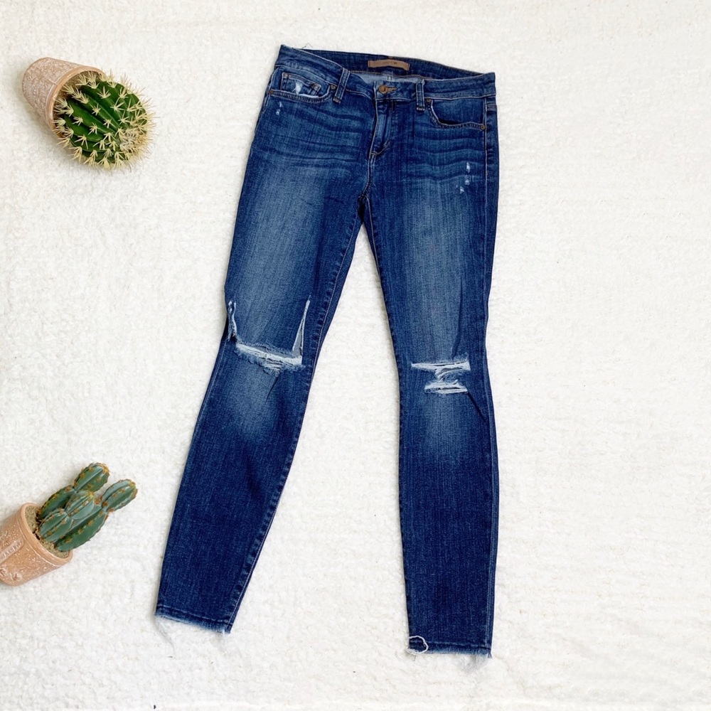 Joe's Jeans Distressed Skinny Ankle Jean Size 28